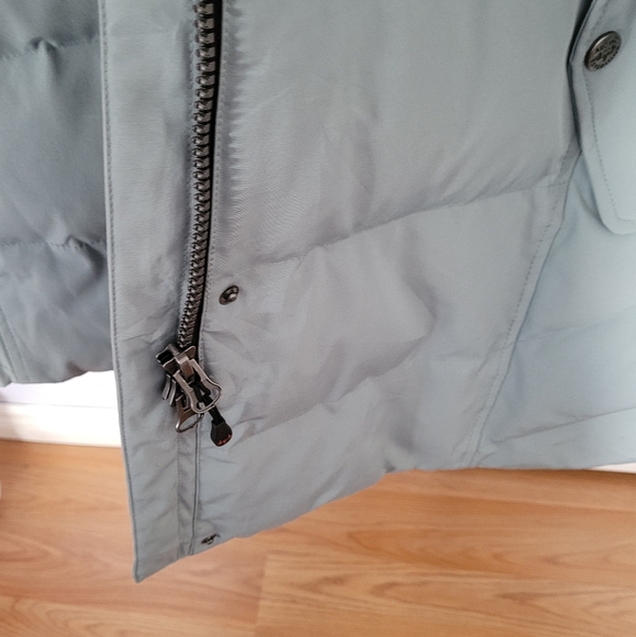 3x Down Light Mint Green Parka - Picture 6 of 14